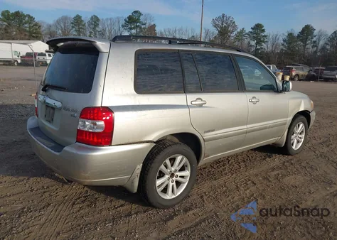 2006 Toyota Highlander Limited from USA, damaged, VIN JTEDP21A060103603